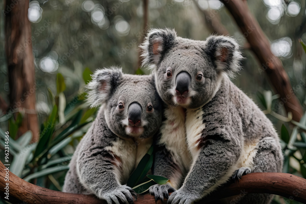 Fototapeta premium an beautiful and amazing koalas