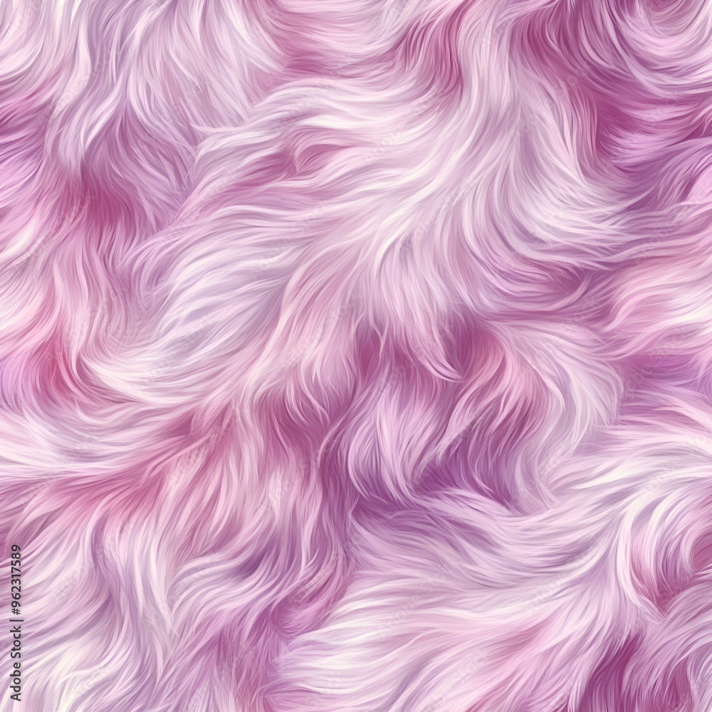 Fluffy and vibrant pink fur texture seamless pattern Fluffy and vibrant pink fur texture seamless pattern