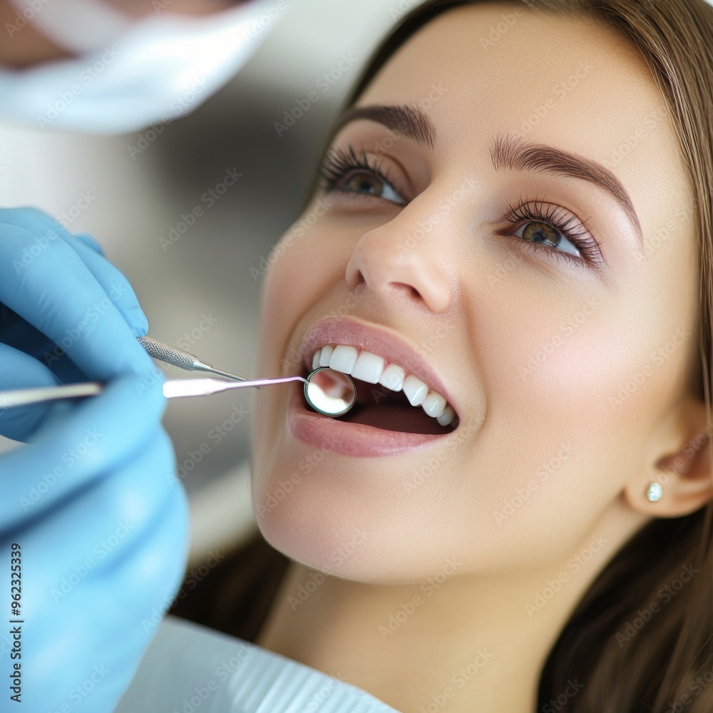 Dental Checkup with Smiling Patient Dental Checkup with Smiling Patient