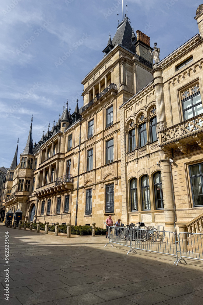 Fototapeta premium The old town of Luxembourg city