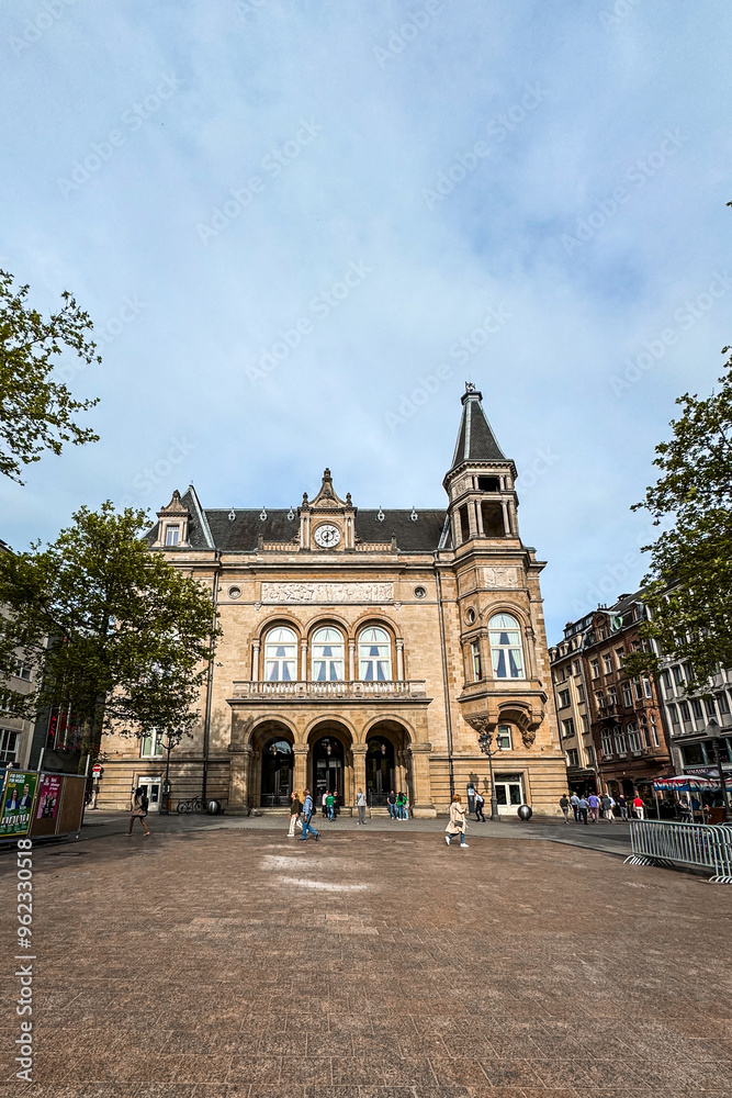 Fototapeta premium The old town of Luxembourg city