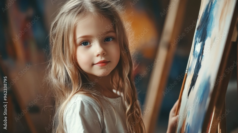 Young Artist in a Studio Young Artist in a Studio