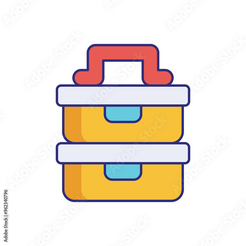 Lunchbox vector icon