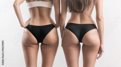 Comparison of Two Models in Swimwear