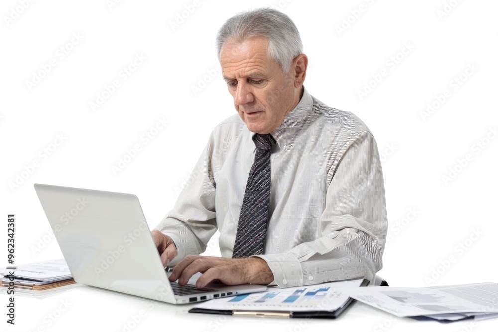 A person typing away on their laptop computer, possibly in an office or home setting A person typing away on their laptop computer, possibly in an office or home setting