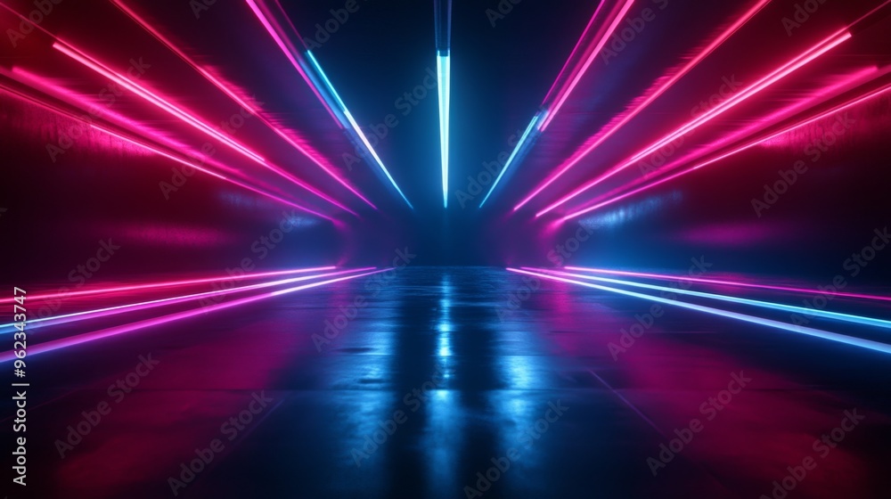 Neon Light Tunnel Neon Light Tunnel