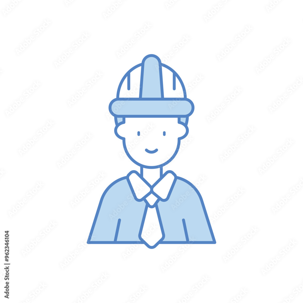 Engineer vector icon Engineer vector icon