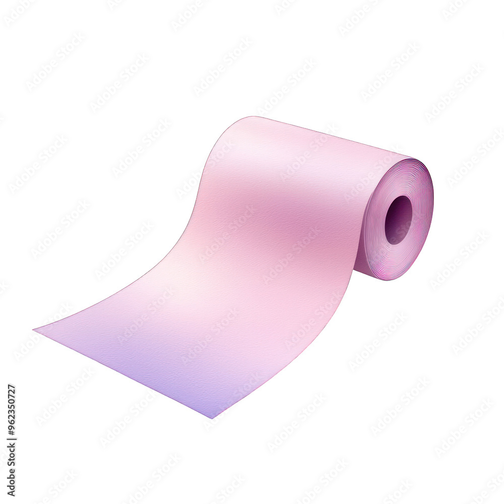 Soft pink paper roll, perfect for arts, crafts, or decoration. Ideal for adding a touch of elegance to your projects. watercolor style Soft pink paper roll, perfect for arts, crafts, or decoration. Ideal for adding a touch of elegance to your projects. watercolor style
