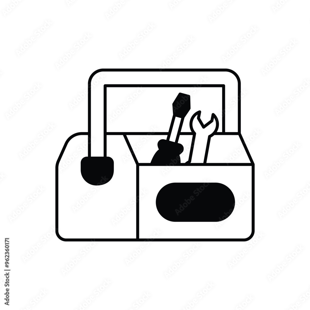 Toolbox vector icon