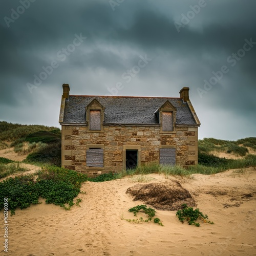 House constructed on the sand vs house constructed on a rock. Parable of the wise and foolish builders. Gospel of Matthew. Hearing Jesus' teachings and putting them into practice.