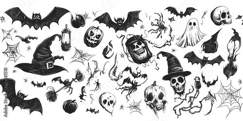 Halloween Doodle Collection: Spooky and Playful