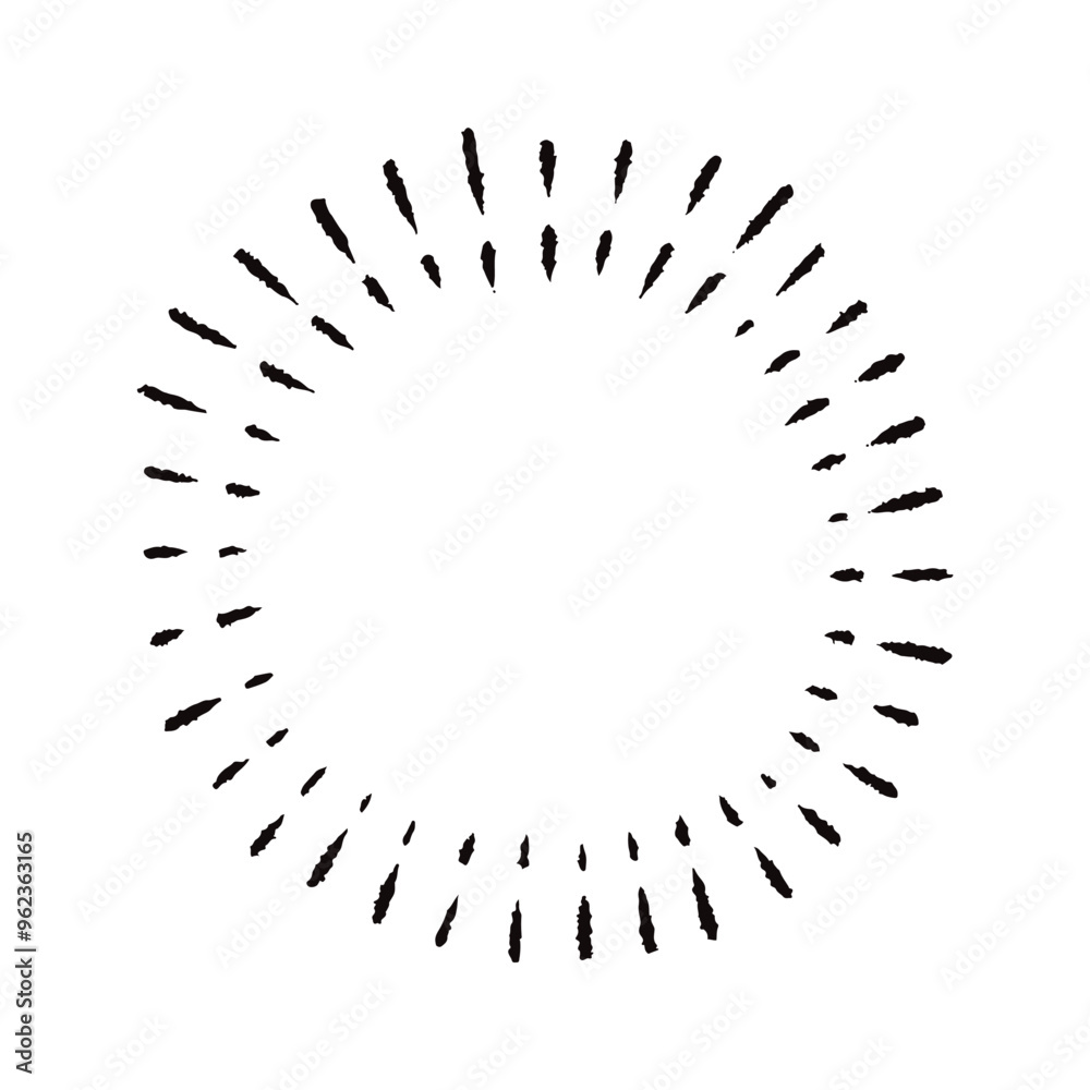 Obraz premium 手描きの心の声の吹き出し