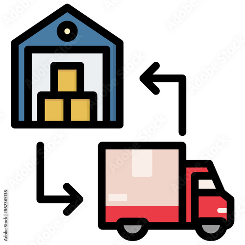 Shipping And Fulfillment Icon