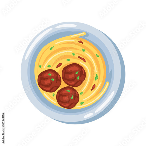 pasta with meatballs