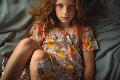 A child's gaze speaks of vulnerability, urging adults to stand against exploitation. Combat photo