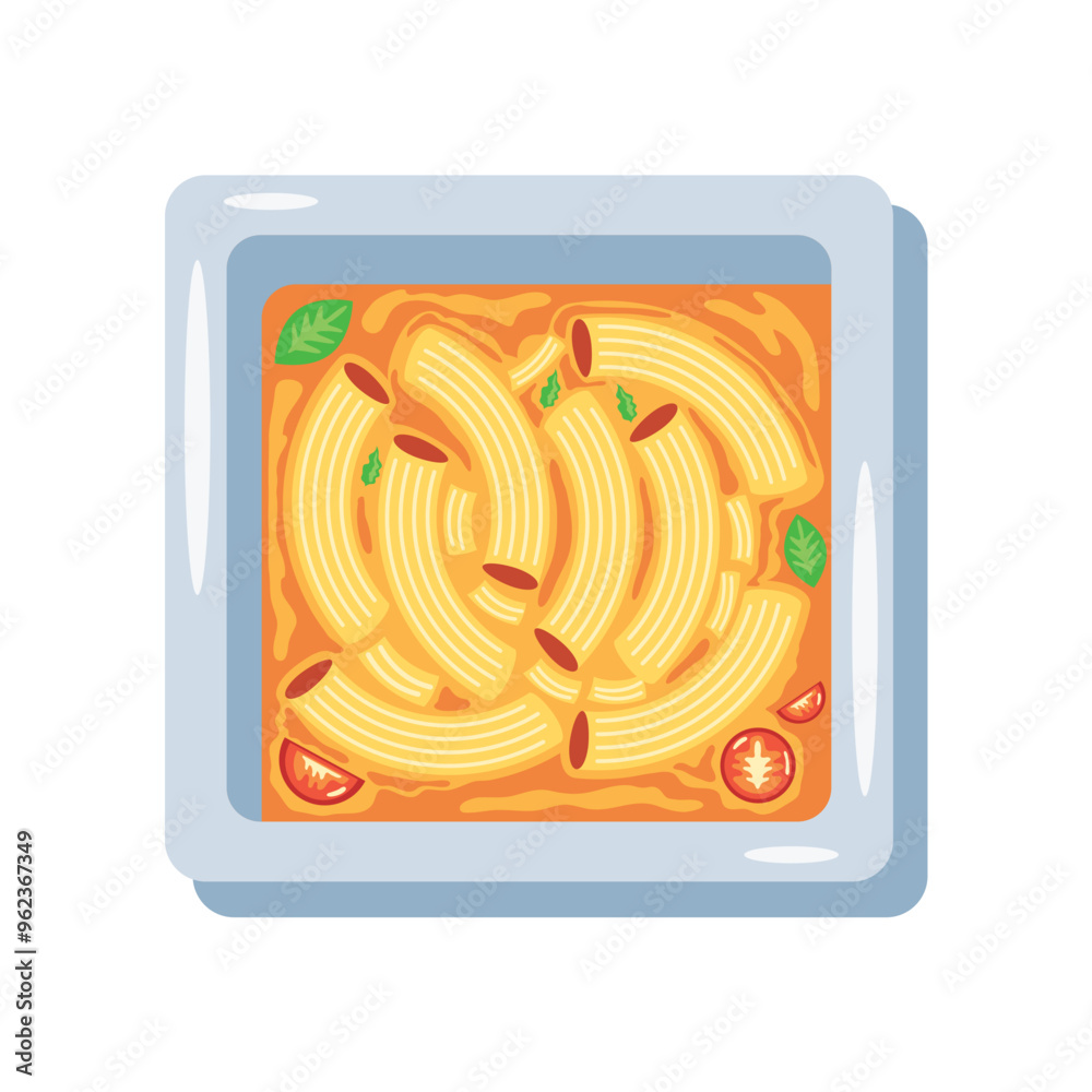 Obraz premium rigatoni pasta and tomato sauce