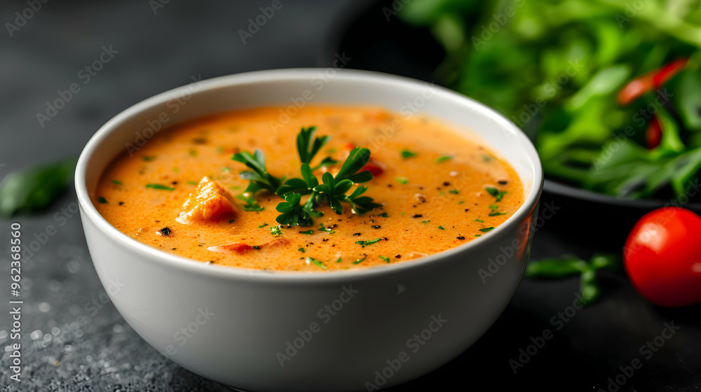 tomato soup with basil