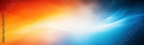 Gradient Background from Orange to Blue