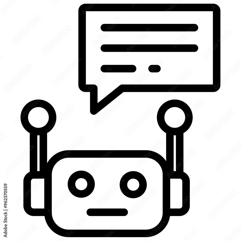 Chatbots And Ai Icon Chatbots And Ai Icon