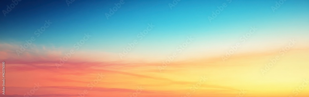 Obraz premium Gradient Background from Orange to Blue