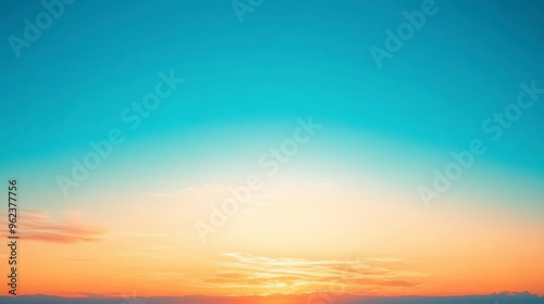 Gradient Background from Orange to Blue