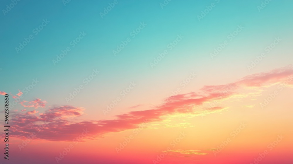 Gradient Background from Orange to Blue