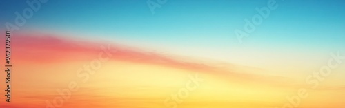 Gradient Background from Orange to Blue