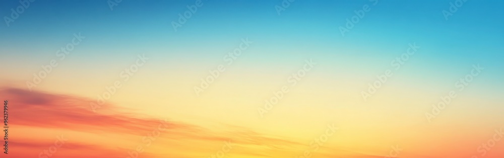 Obraz premium Gradient Background from Orange to Blue