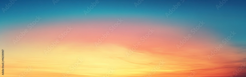 Obraz premium Gradient Background from Orange to Blue