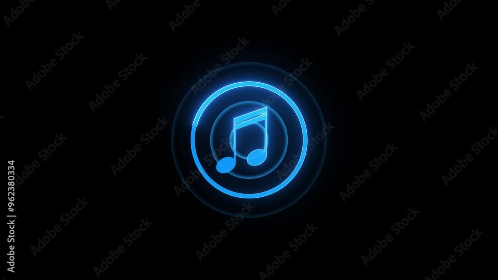 Audio equipment radio wave animated background Audio equipment radio wave animated background