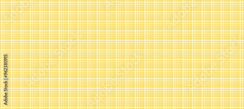 Yellow and white plaid checkered background