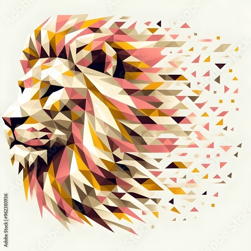 Geometric Lion
