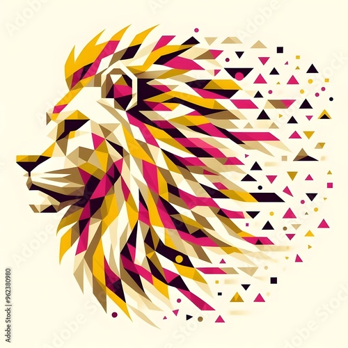 Geometric Lion

