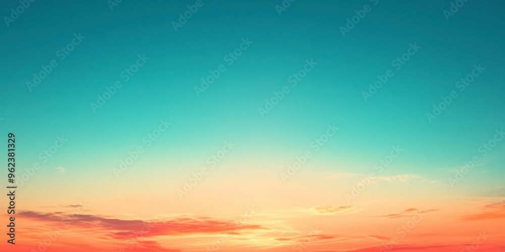 Gradient Background from Orange to Blue Gradient Background from Orange to Blue