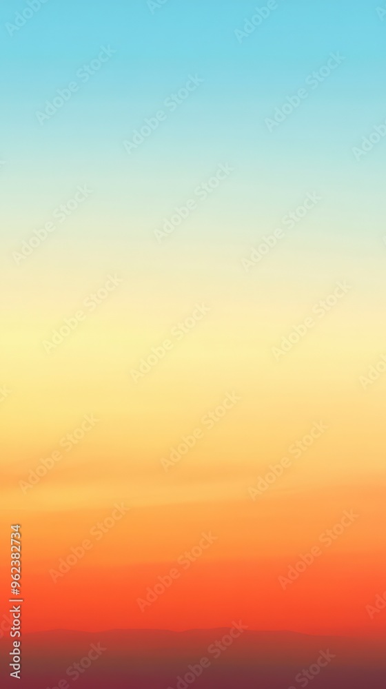 Obraz premium Gradient Background from Orange to Blue