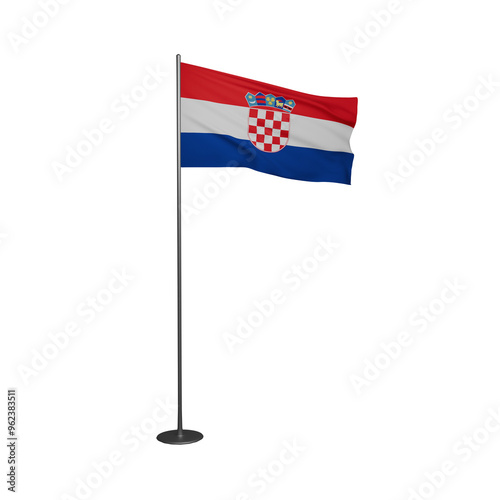 Free Download Croatia Flag 3 - GFXLoad