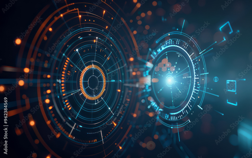 Obraz premium Abstract background of future technology