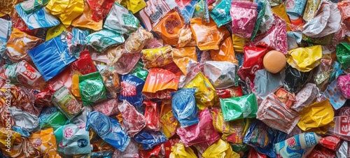 A collection of old-fashioned candy wrappers, with colorful and intricate designs