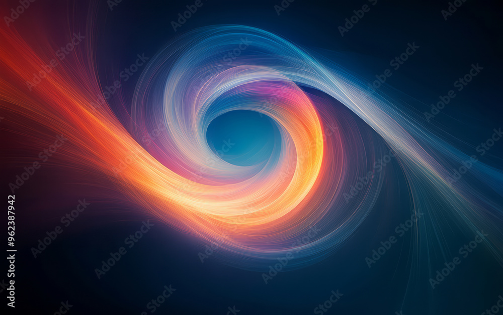 Future scientific and technological background composed of light and luminescent particles Future scientific and technological background composed of light and luminescent particles