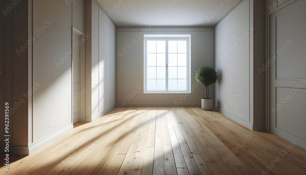 Empty space inside an apartment Empty space inside an apartment