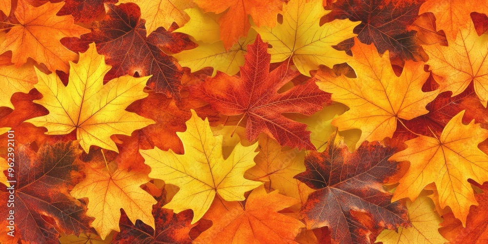 A mesmerizing autumn backdrop featuring a harmonious blend of orange and yellow hues with delicate leaf patterns for elegant seasonal inspiration A mesmerizing autumn backdrop featuring a harmonious blend of orange and yellow hues with delicate leaf patterns for elegant seasonal inspiration