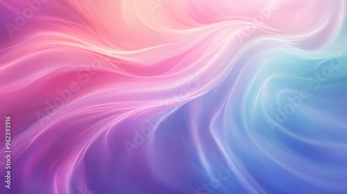 Abstract background with wavy lines in pink, purple, and blue colors.