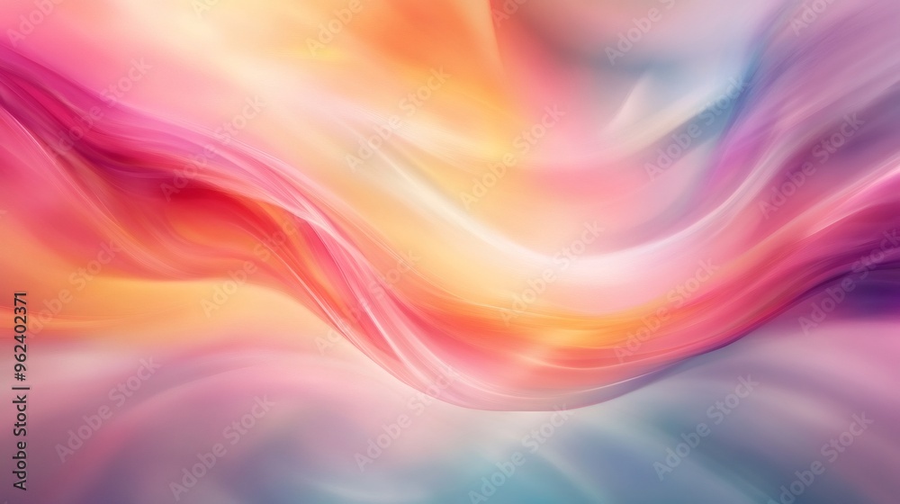 Abstract colorful background with smooth flowing curves. Abstract colorful background with smooth flowing curves.