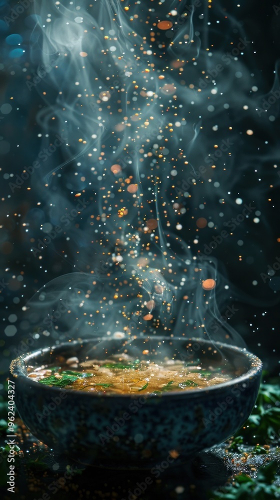 Magical glowing potion bubbling in an enchanted mystical forest setting with ethereal sparkles lights and an otherworldly supernatural atmosphere The image evokes a sense of wonder fantasy Magical glowing potion bubbling in an enchanted mystical forest setting with ethereal sparkles lights and an otherworldly supernatural atmosphere The image evokes a sense of wonder fantasy