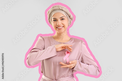 Young woman after chemother...