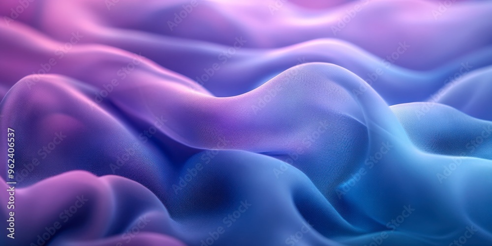 Obraz premium Smoky Blue Abstract Background with Fluid Shapes