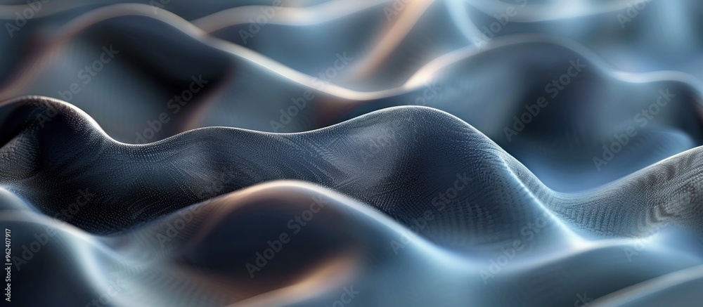 Fototapeta premium Captivating abstract digital backdrop featuring mesmerizing fluid dynamics and vibrant color gradients creating a stunning and hypnotic visual experience