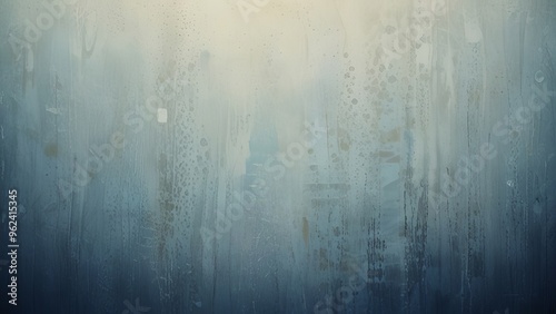 Abstract textured background in blue and green tones with distressed effect