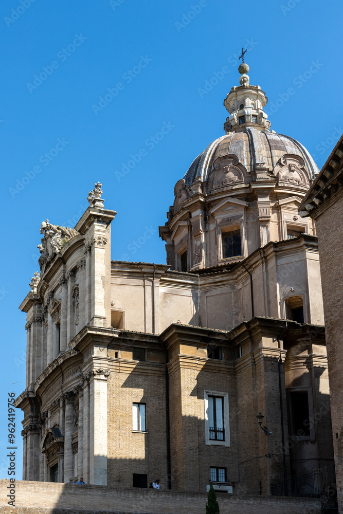 Obraz premium Chiesa Santi Luca e Martina Martiri. Located in the Roman Forum, Italy.