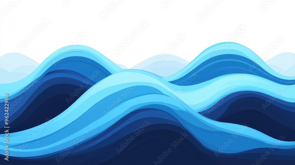 Experience the dynamic flow of sleek blue water waves, perfect for modern design projects and digital applications. Experience the dynamic flow of sleek blue water waves, perfect for modern design projects and digital applications.